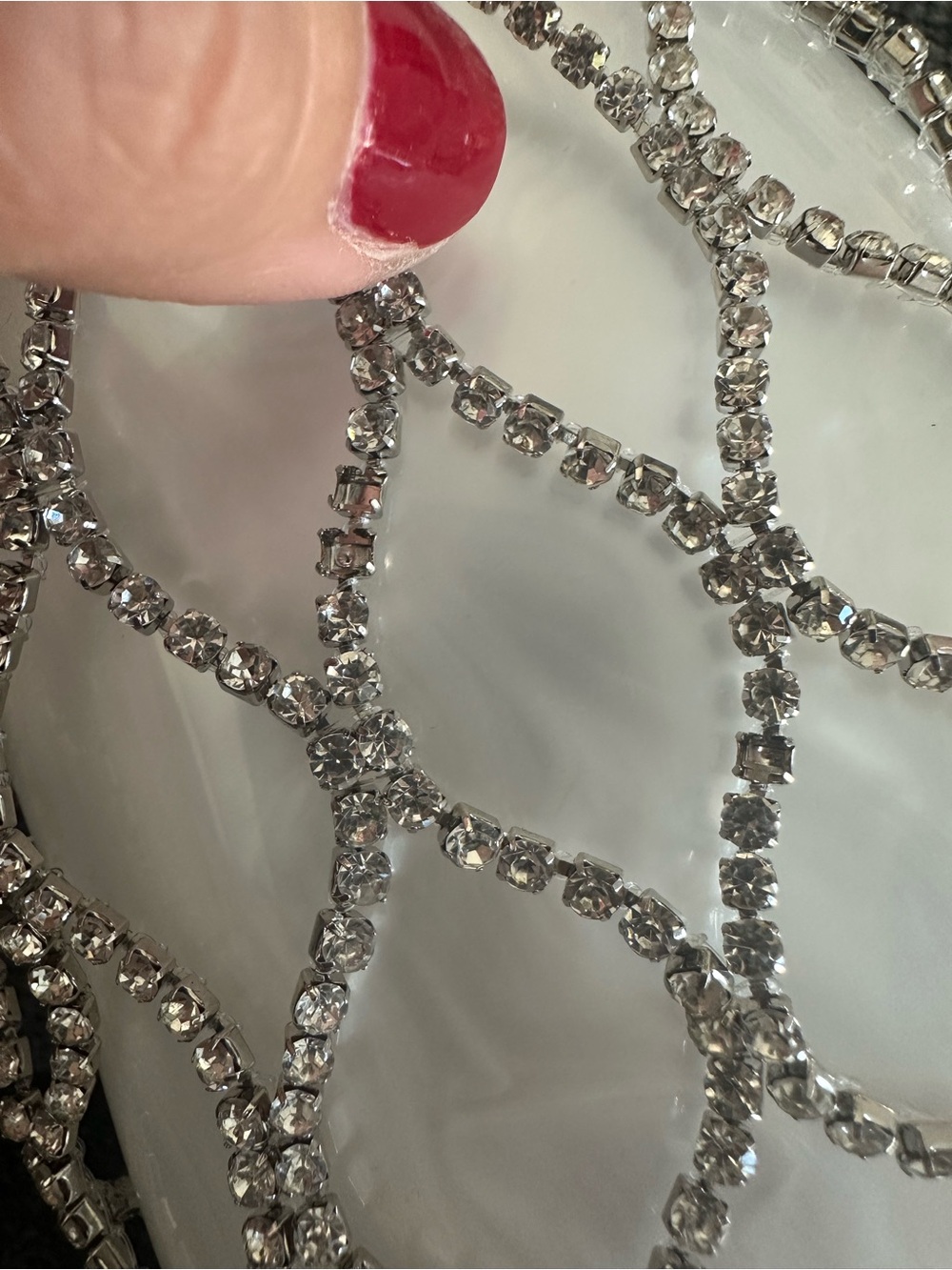 Gult Gaia Tallulah Crystal Acrylic clutch - Picture 12 of 12